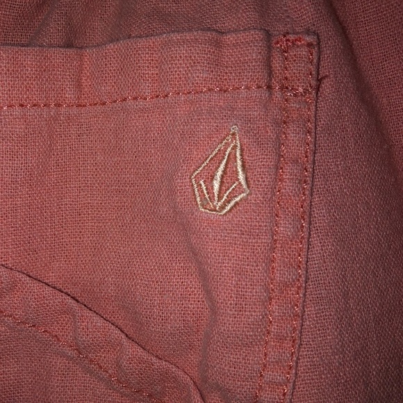 Salmon Linen Beach Pants - Picture 2 of 8